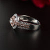 0.6ct Round Diamond Two Tone 14k Gold Engagement Ring - 01PJ01